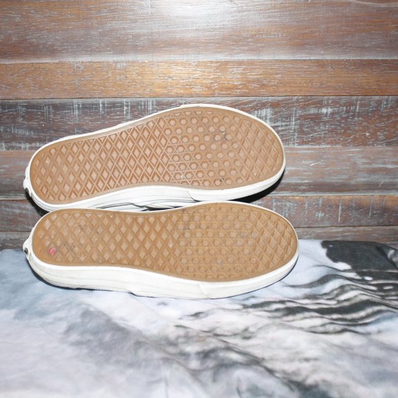 Slip On White Leather VANS  🌵 7.5 Women - Picture 3 of 14